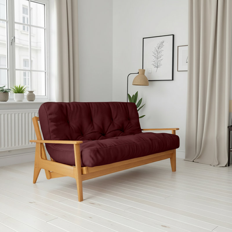 Matelas en mousse pour canapé-lit Futon de Lipson - , certifié CertiPUR-US, sans cadre, 12", Simple, Marron