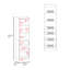 Placard Erie, 3 tiroirs, 3 tablettes, blanc