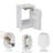Rechell 20'' Single Bathroom Vanity with Ceramic Top-98710487