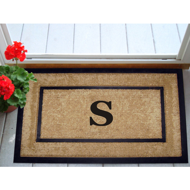 Tapis de porte antidérapant pour l'extérieur, L 22 po x L 36 po, S