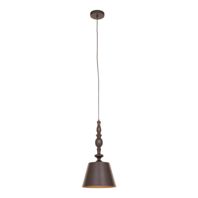 Zack 1 - Light Black Single Pendant
