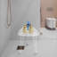 Tabouret de coin transparent en acrylique transparent