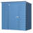 Select Steel Storage Shed Steel Storage Shed, 6X4, Blue Grey-67124400