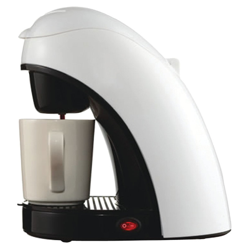Cafetière à simple tasse brentwood appliances, blanc
