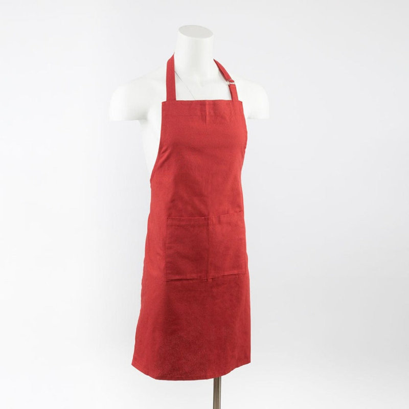 Tablier de qualité supérieure avec ceinture ceinturée, Rouge