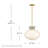 Charming Schoolhouse Single Light 15 in. Pendant-1428862059