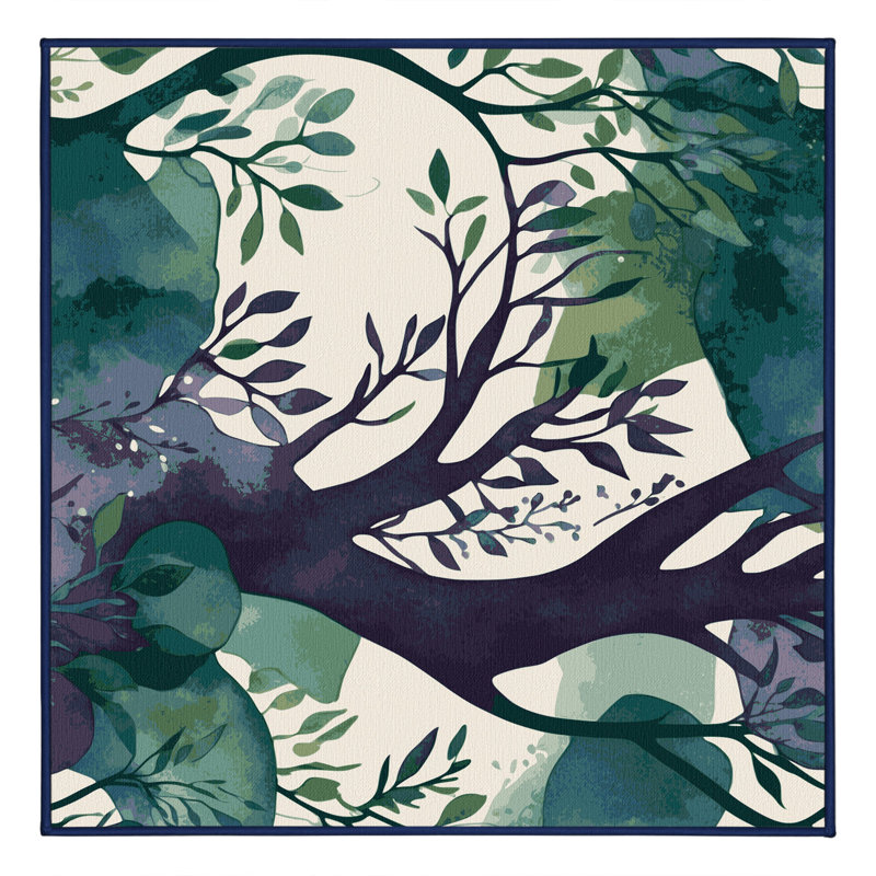 Celestial Woods Rug, Square 3'