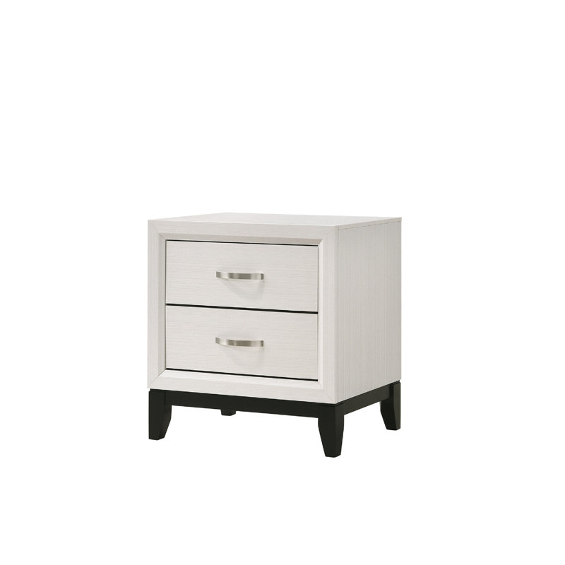 Table de chevet Modern 2, Blanc