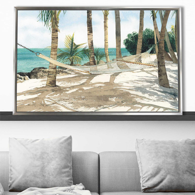 «Hold All Calls» par - Peinture, H 27,5 po x l 43,5 po x P 2 po, Cadre flottant argent