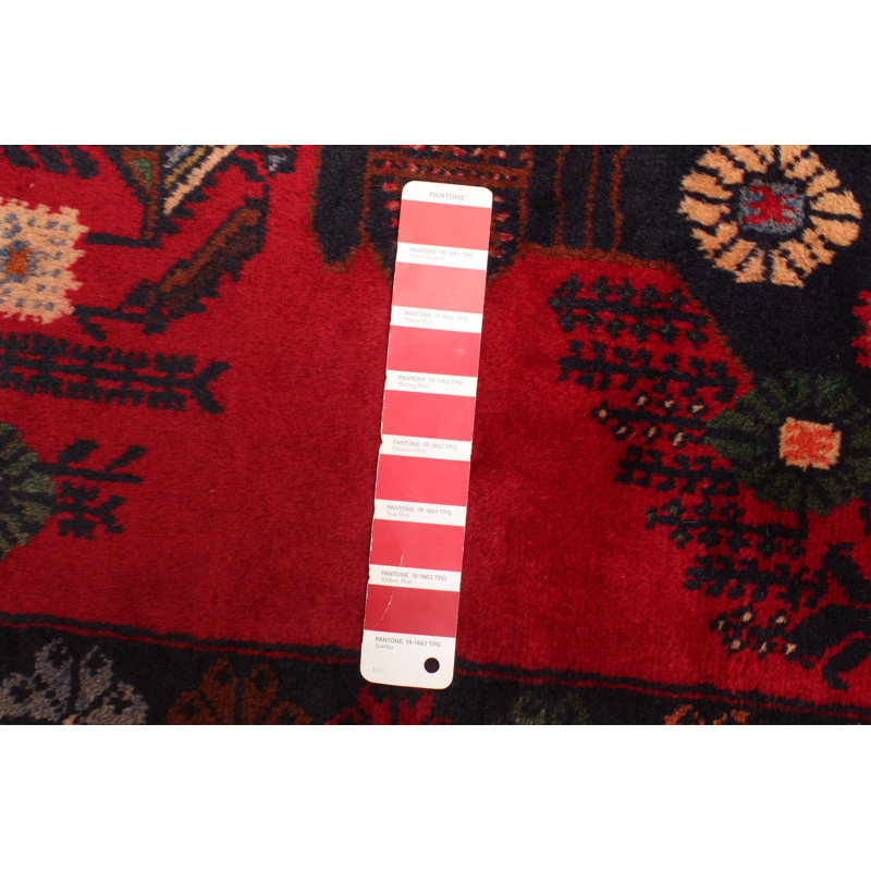 Rizbaft Red Rug 3'7" x 6'7"