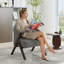 Fauteuil d'appoint en tissu noir Teddy-876225674