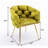 16.9'' H Velvet Upholstered Armchair-2145865544-2128088895