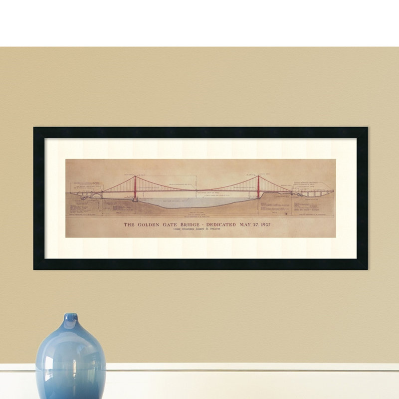 « golden gate bridge », impression sur toile tendue