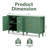 Hayter 63'' W Sideboard Buffet Cabinet, Kitchen Storage Cabinet With 4 Doors And Adjustable Shelves-209940726