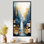 «Blue Gold Blue and Gold Cascade Valley II», reproduction d'art sur toile, art mural