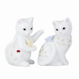Lenox Butterfly Meadow Fig Kitten Salt and Pepper Grinder Set
