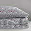 Ensemble de 4 très grand drap-housse en 100% coton gris flanelle, brossé pour une sensation de velours doux, lavable à la machine, facile d'entretien, avec 1 drap-housse, 2 taies d'oreiller plates, - saut élastique en flanelle, élastique-125950408-125950406