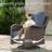 3 Piece Wicker Outdoor Furniture Set With 6-inch Comfy Cushions, High Back Patio Furniture Set With Swivel Rocking Chairs And Side Table-921694211-921694210