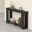 Canapé et console en MDF noir compact