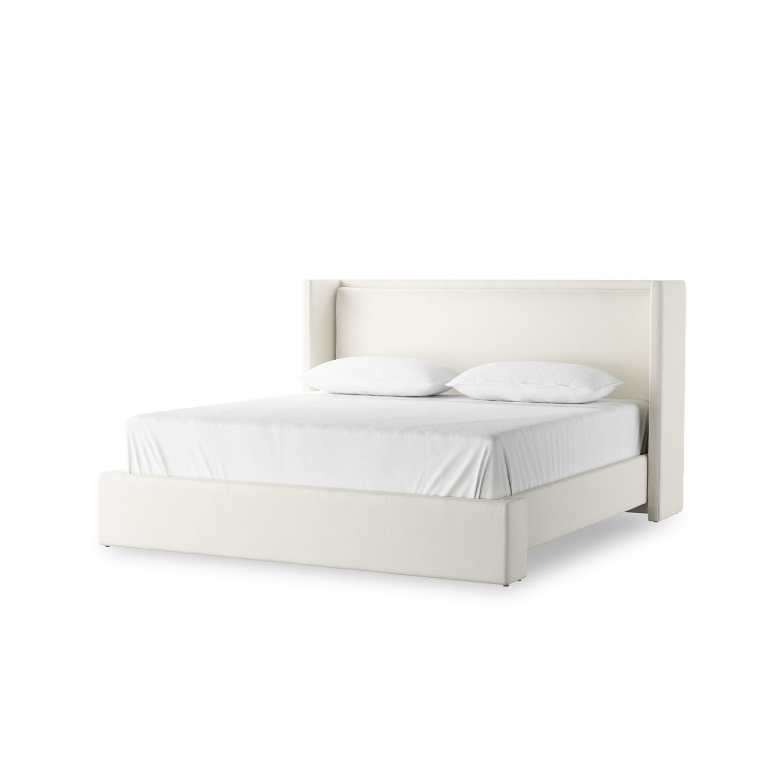 Rosehilde Upholstered Wingback Bed, King