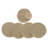 Ih Casadecor Bamboo Round 4 Piece Coaster Set