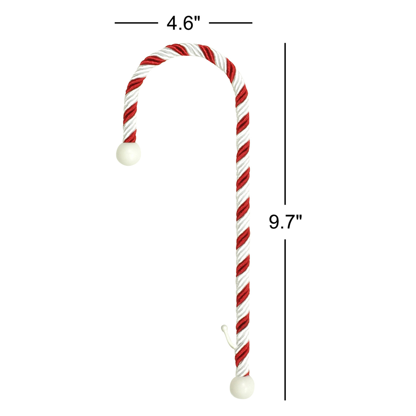 The Holiday Aisle® Stocking Holder, 9.7" H x 1.5" W x 4.6" D