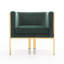 Chaise longue en velours Paramount-661117868