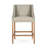 Len Upholstered Counter Stool with Solid Wood Frame-229531094