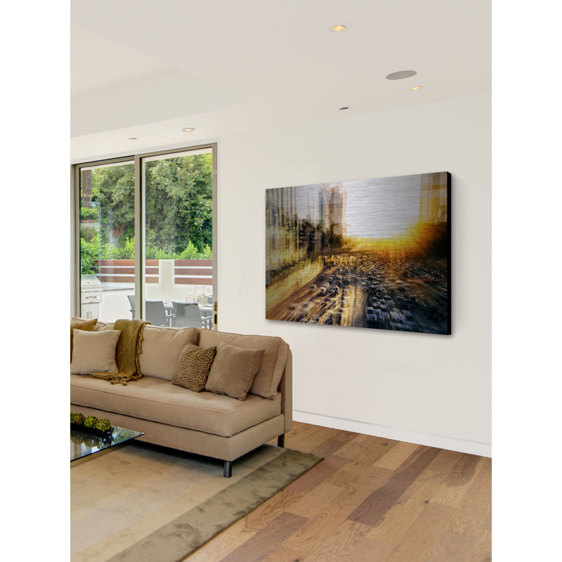 « adieu », reproduction d’art sur aluminium brossé, H 24 po x l 36 po x P 1,5 po