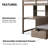 Kitherly Loft Bed with Bookcase by 