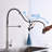 Single Handle Commercial Modern Spring High Arc Kitchen Faucet Water Filter System Bends