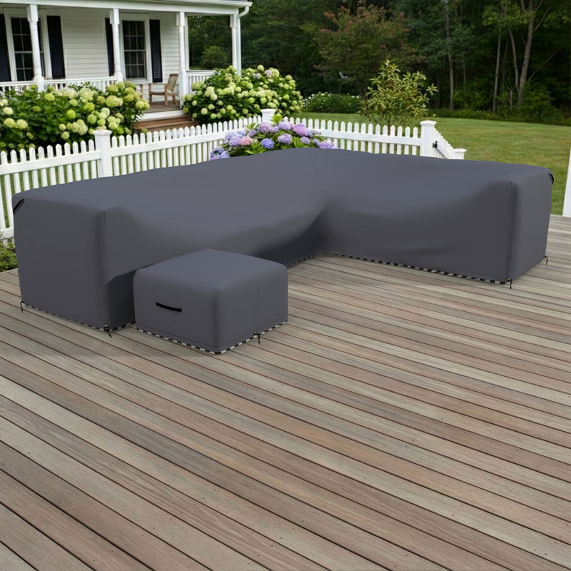 Ensemble de conversation pour canapé modulaire d'extérieur de 124 po Eliana