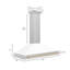 Hotte de cuisine murale en acier inoxydable satiné 48 po ZLINE Autograph Edition-69380768