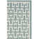 Rodgers Flat Weave Banana Silk/Wool/Cotton Geometric Rug in Seafoam/Ivory