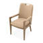Portrait Dining Arm Chair - Toffee/Sienna Brown