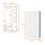 Armoire 3 portes avec tringle Augusta-768771278