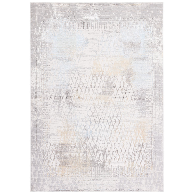 Aicia Air Performance Geometric Rug, Rectangle 4'5" x 6'5"