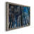 Toile avec cadre gris