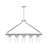 Devon Park 5 - Light Kitchen Island Linear Pendant-46286842