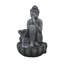 Fontaine de Bouddha assis 32 "avec DEL blanches