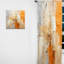 Glam Orange Beige Collage IV - Glam Velvet Curtain - Room Darkening - 1 Panel-107831601