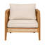 Chaise avec accoudoirs de patio Kirkby