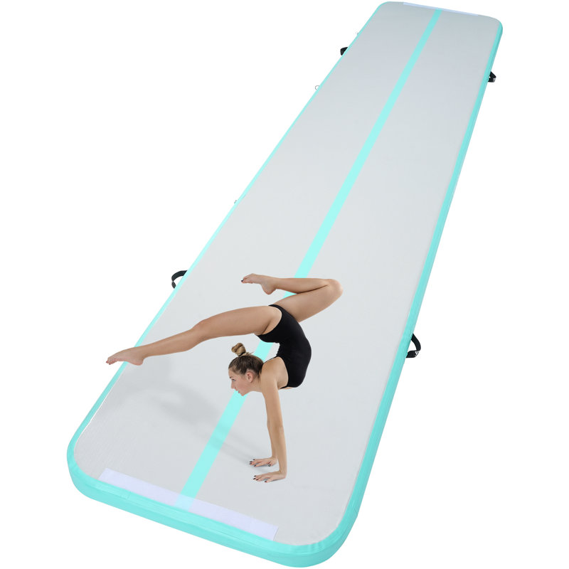 Matelas gonflables d'entraînement à la piste, Vert