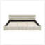 Lit plateforme tapissier confortable avec tête de lit élégante pour un sommeil relaxant et de soutien-1870982986