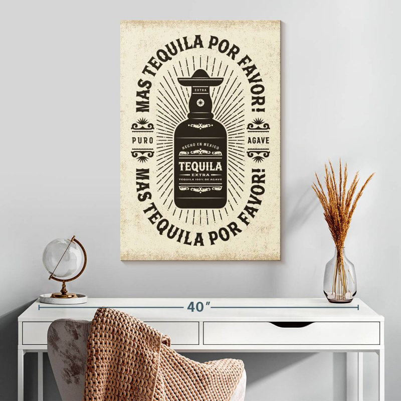 Yarlin Tequila, 30" H x 20" W