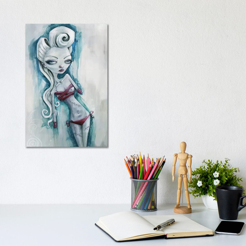Elizabeth Lavenza by Megan Majewski - Wrapped Canvas Painting, 20.32 cm H x 30.48 cm W