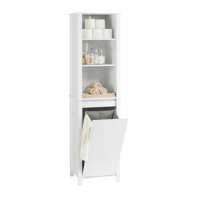 Wood Cabinet Laundry Hamper