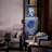 55.12"Jingdezhen hand-painted blue-and-white porcelain large vase decorative item-1357183598