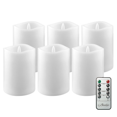 Ensemble de bougies pilier 6 pièces Jhara