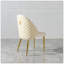 Chaise de salle à manger en acier inoxydable